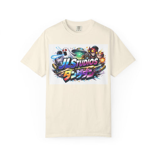 Gaming Logo T-Shirt — JLStudios Neon Arcade Design