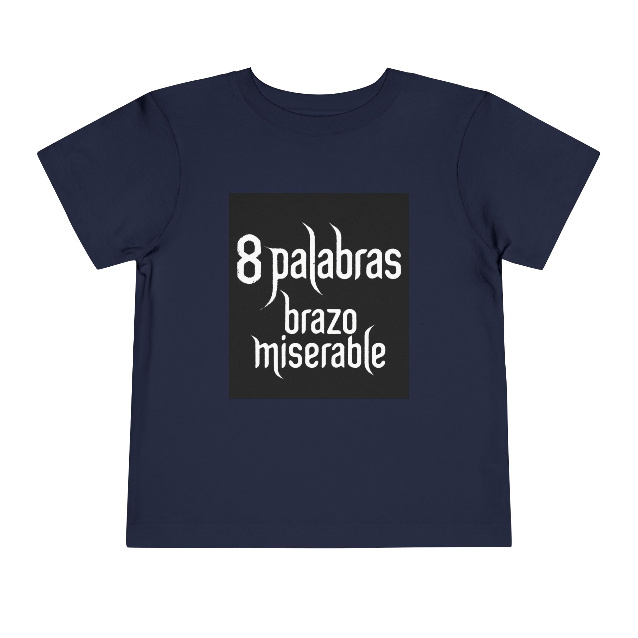 Toddler Tee — "8 Palabras Brazo Miserable" Manga Aesthetic Kids Shirt