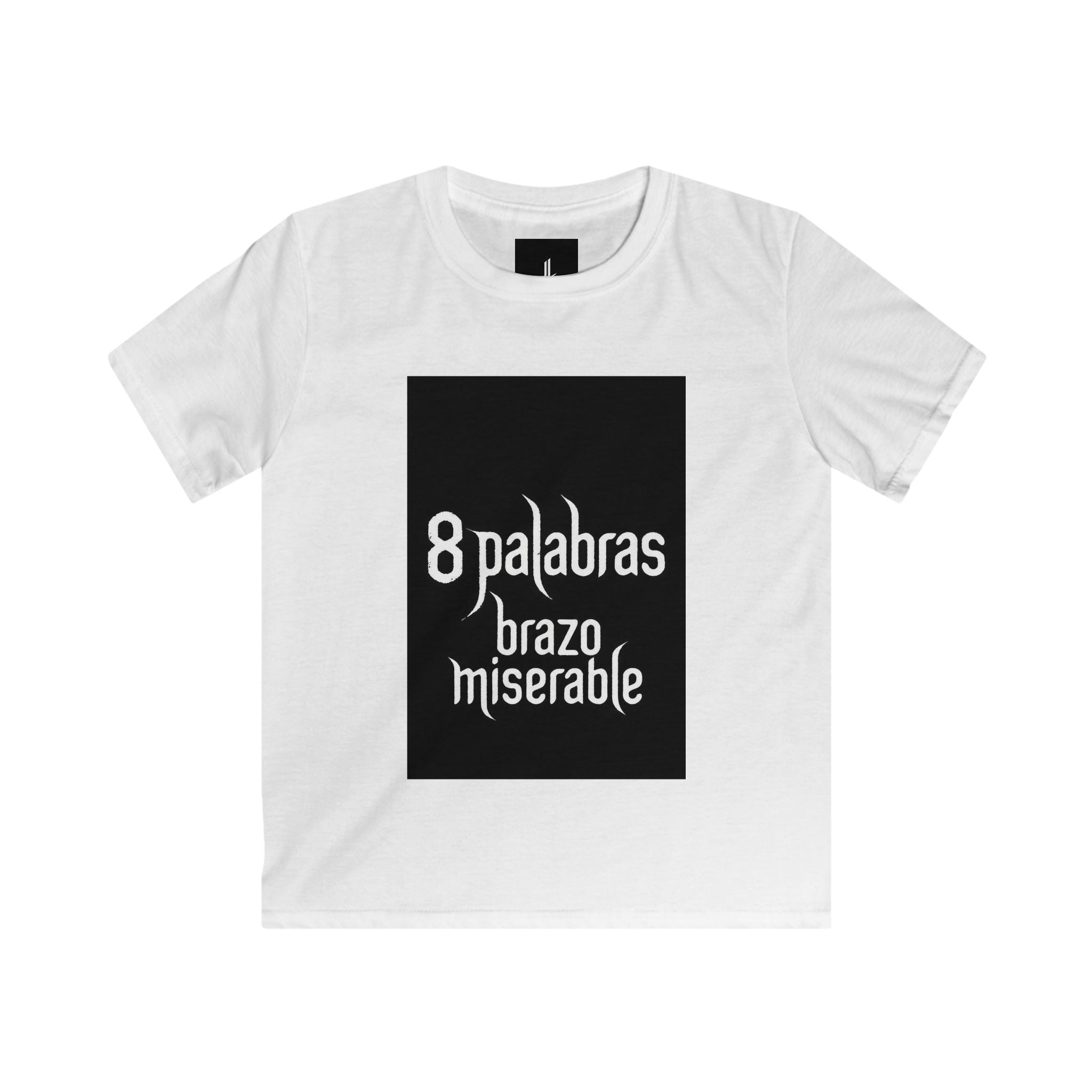 Kids Tee — '8 palabras brazo miserable' Anime Aesthetic Graphic Shirt
